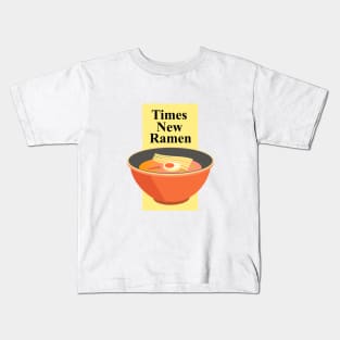 Times New Ramen Kids T-Shirt